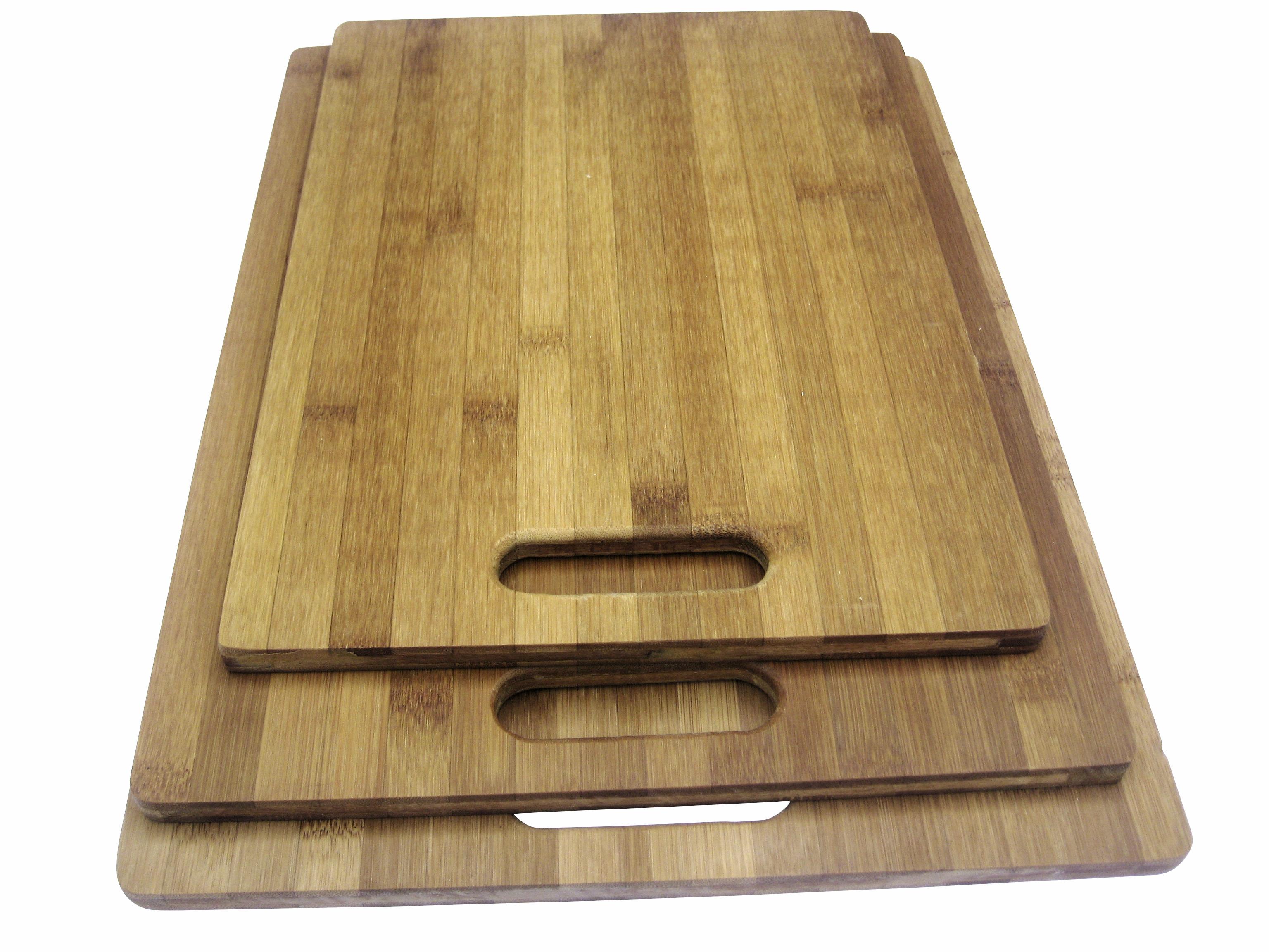 Schneidebrett Aus Bambus Davis S L/B: ca. 34/24 cm - Naturfarben, KONVENTIONELL, Holz (34/24/1,2cm) - James Wood