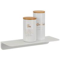 ODKLÁDACÍ PLOCHA ISA -SB- - bílá, Moderní, plast (35/5/12,5cm) - Mömax