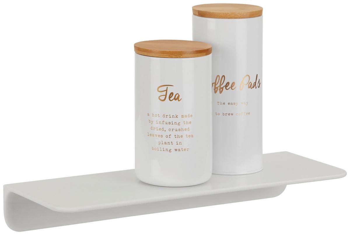 ODKLÁDACÍ PLOCHA ISA -SB- - bílá, Moderní, plast (35/5/12,5cm) - Mömax