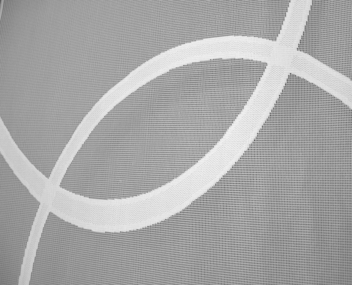 Flächenvorhang Pinale Weiß B: 57 Cm - Weiß, Basics, Textil (57/225cm)