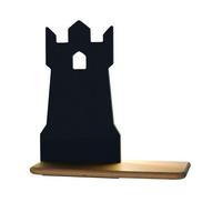 KINDERWANDLEUCHTE 21-84712 TOWER - Schwarz, Basics, Holz/Holzwerkstoff (27/12/28.5cm)