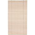 Raffrollo Willi Transparent Bambus 120x180 cm - Naturfarben, KONVENTIONELL, Holz (120/180cm) - Ondega