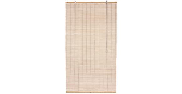 Raffrollo Willi Transparent Bambus 120x180 cm - Naturfarben, KONVENTIONELL, Holz (120/180cm) - Ondega