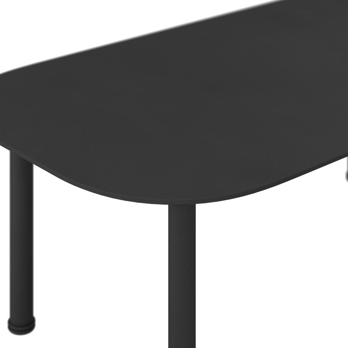 TERASOVÁ SEDACÍ SOUPRAVA CHARLOTTA - černá/krémová, Moderní, kov/textil (242,5/78/75,5cm) - Bessagi Garden