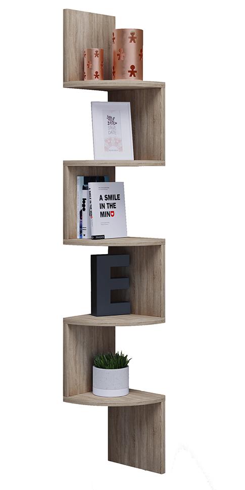 Fotografia produktu: Rohový regál Mintis dekor dub sonoma š: cca 20cm