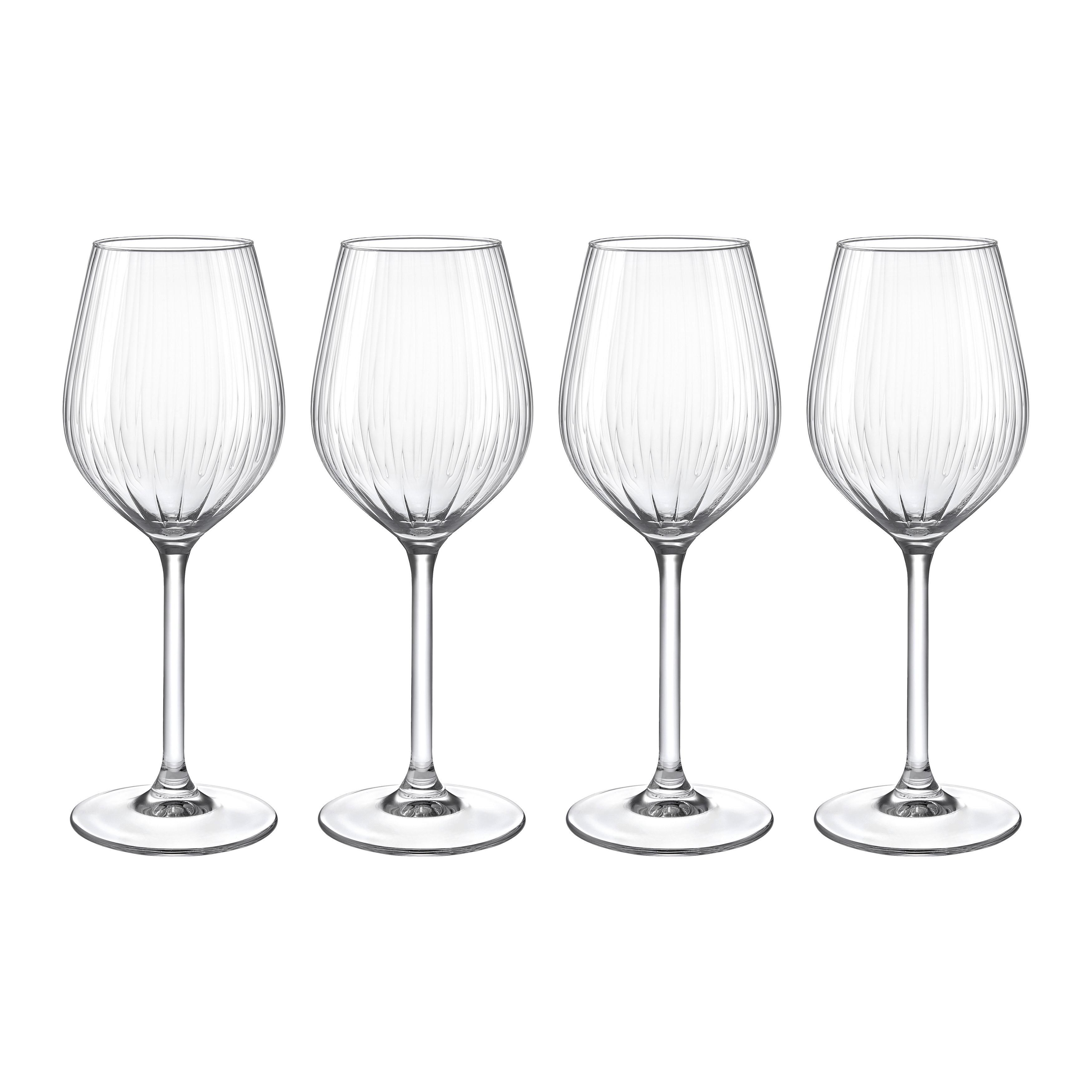 Sada sklenic ROSEMARY - WHITE - čiré, Moderní, sklo - Mömax