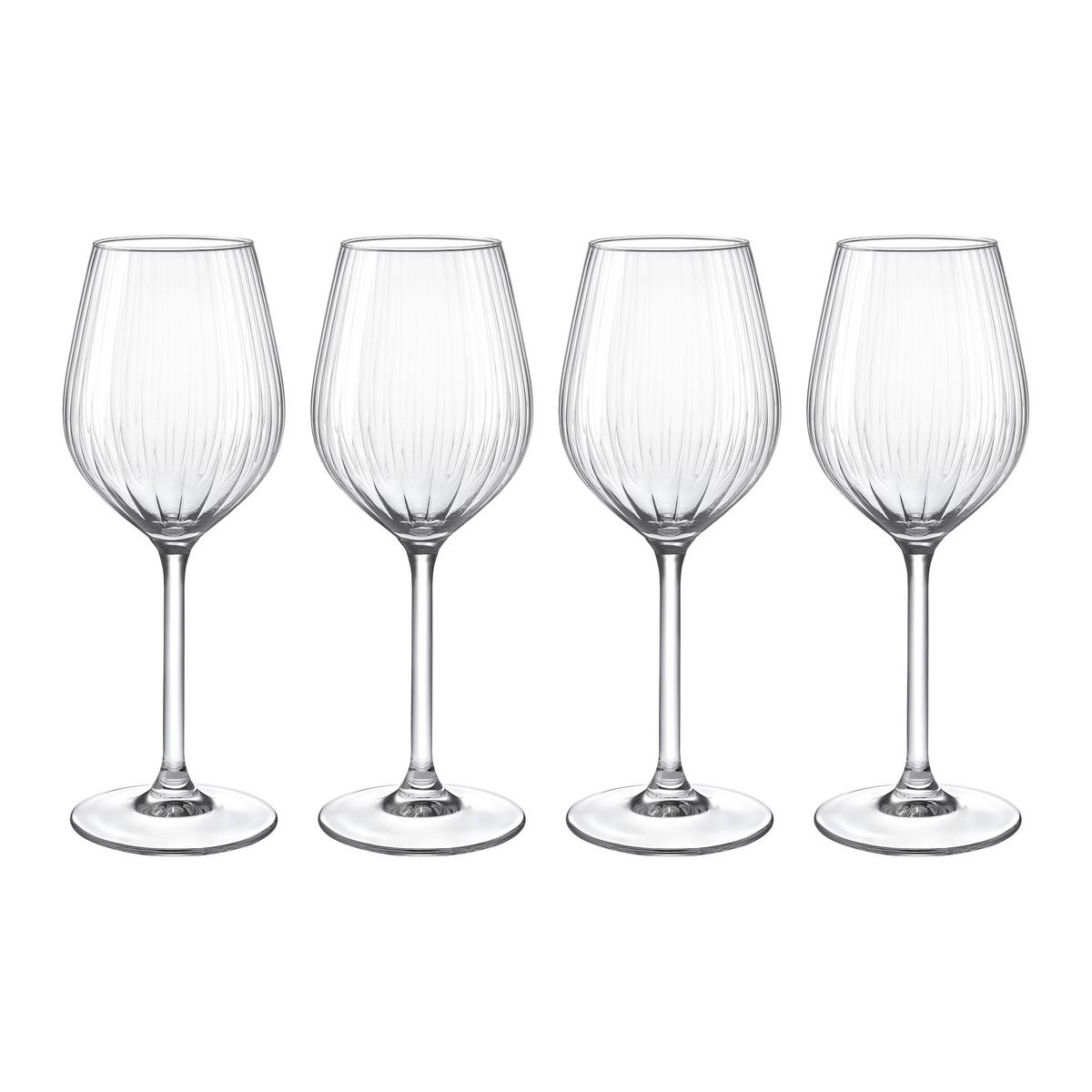 Sada sklenic ROSEMARY - WHITE - čiré, Moderní, sklo - Mömax