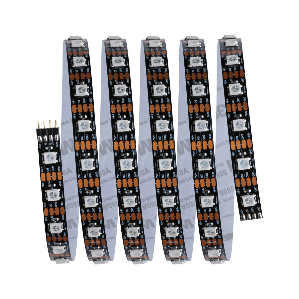LED-Streifen Rgb L: 1,5 m - Schwarz, Basics, Metall (150,0/1,0/0,2cm) - Paulmann