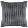 Zierkissen Halina 45x45 Cm Fleece Anthrazit Mit Zipp - Anthrazit, MODERN, Textil (45/45cm) - Luca Bessoni