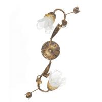 Deckenleuchte 4984/Pl2 - Bronzefarben, KONVENTIONELL, Glas/Metall (25/20/63cm)