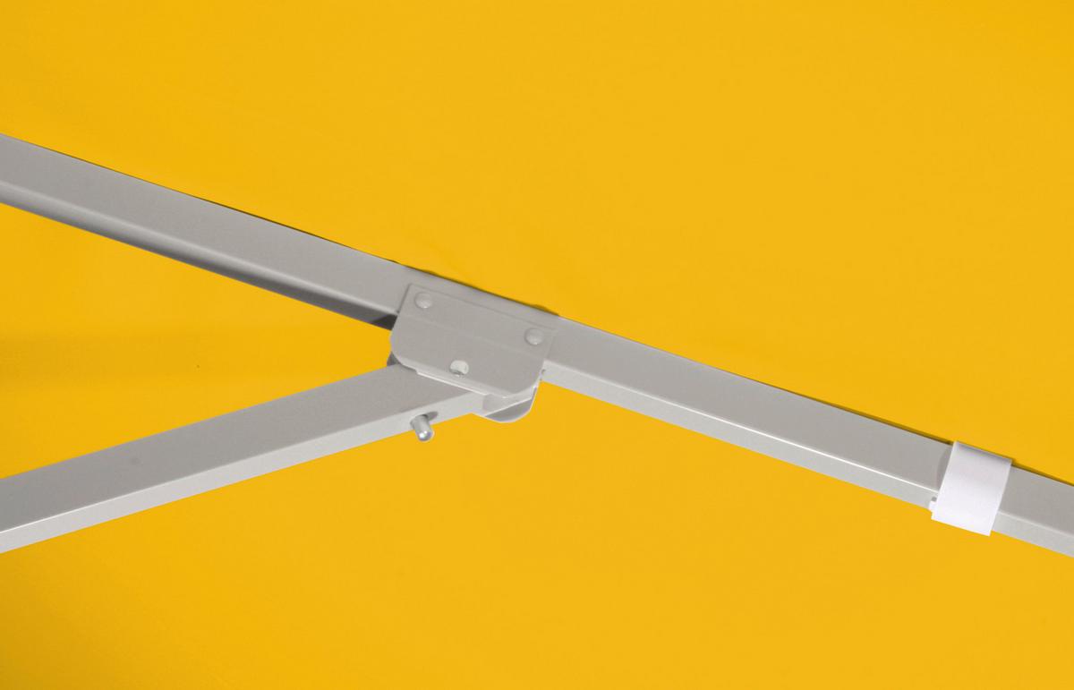 Sonnenschirm Jumbo DM: 300 cm mit Schutzhülle Gelb - Gelb/Silberfarben, Basics, Textil/Metall (300cm) - Schneider