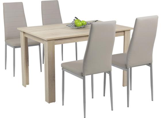 Jídelní Set Regina Iii G - Sonoma dub/hnědá, Moderní, kov/kompozitní dřevo (120/75cm) Jídelní Set Regina Iii G - Sonoma dub/hnědá, Moderní, kov/kompozitní dřevo (120/75cm)