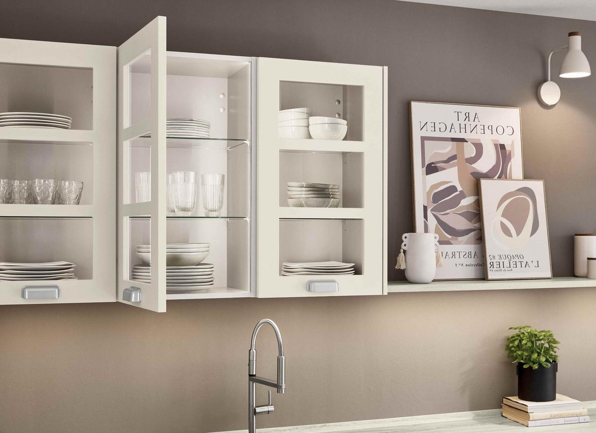 Einbauküche Neapel Frei Planbar Landhausstil - Sandfarben, MODERN, Holzwerkstoff - Vertico
