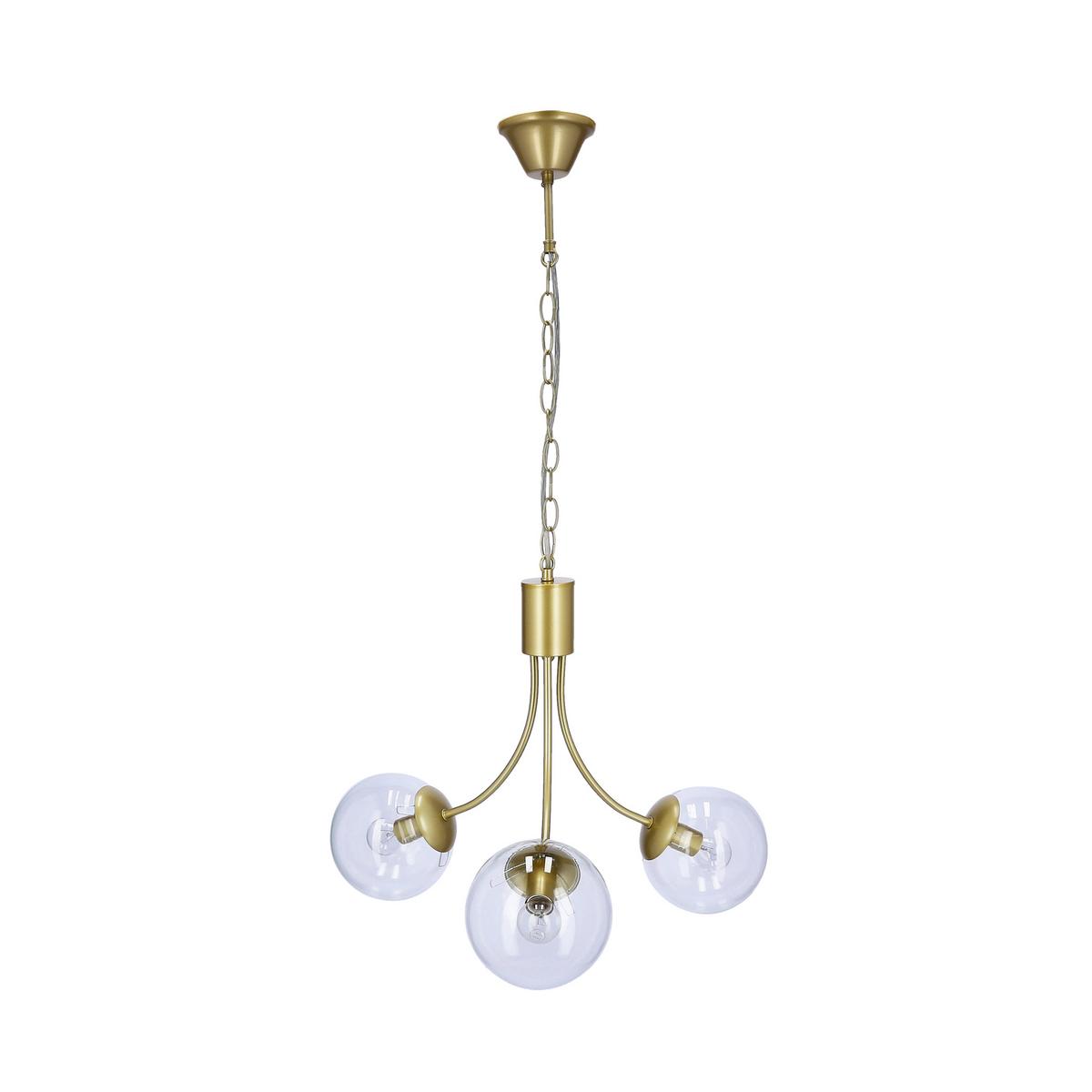 Hängeleuchte 33-79015 - Messingfarben, KONVENTIONELL, Metall (48/48/115cm)