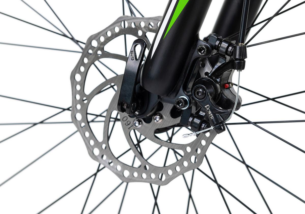 Mountainbike Hardtrail 27,5 Zoll Morzine 21 Gänge - Schwarz/Grün, Basics, Metall (139/76/21cm) - KS Cycling