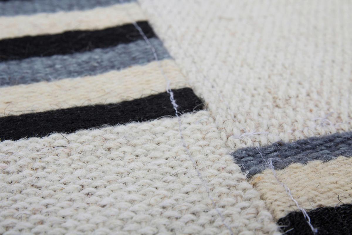 Flachwebteppich Naturfarben, 160x230cm - Naturfarben, Design, Textil (160/230cm) - Kayoom