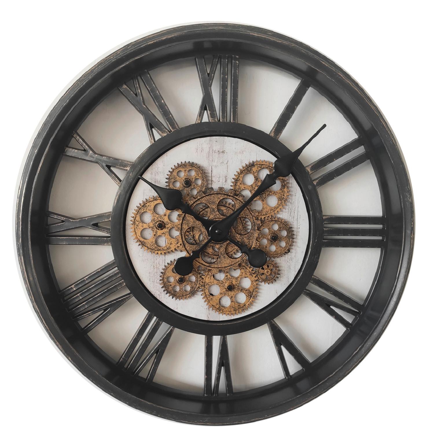 WANDUHR B992527 OPHELIA - Schwarz, Design, Glas/Kunststoff (50,8/50,cm)