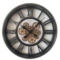 WANDUHR B992527 OPHELIA - Schwarz, Design, Glas/Kunststoff (50,8/50,cm)