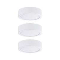 Unterbauleuchte 3xled 3 W Kunststoff Weiß Flach - Weiß, Basics, Kunststoff (6,5/1,7cm) - Paulmann