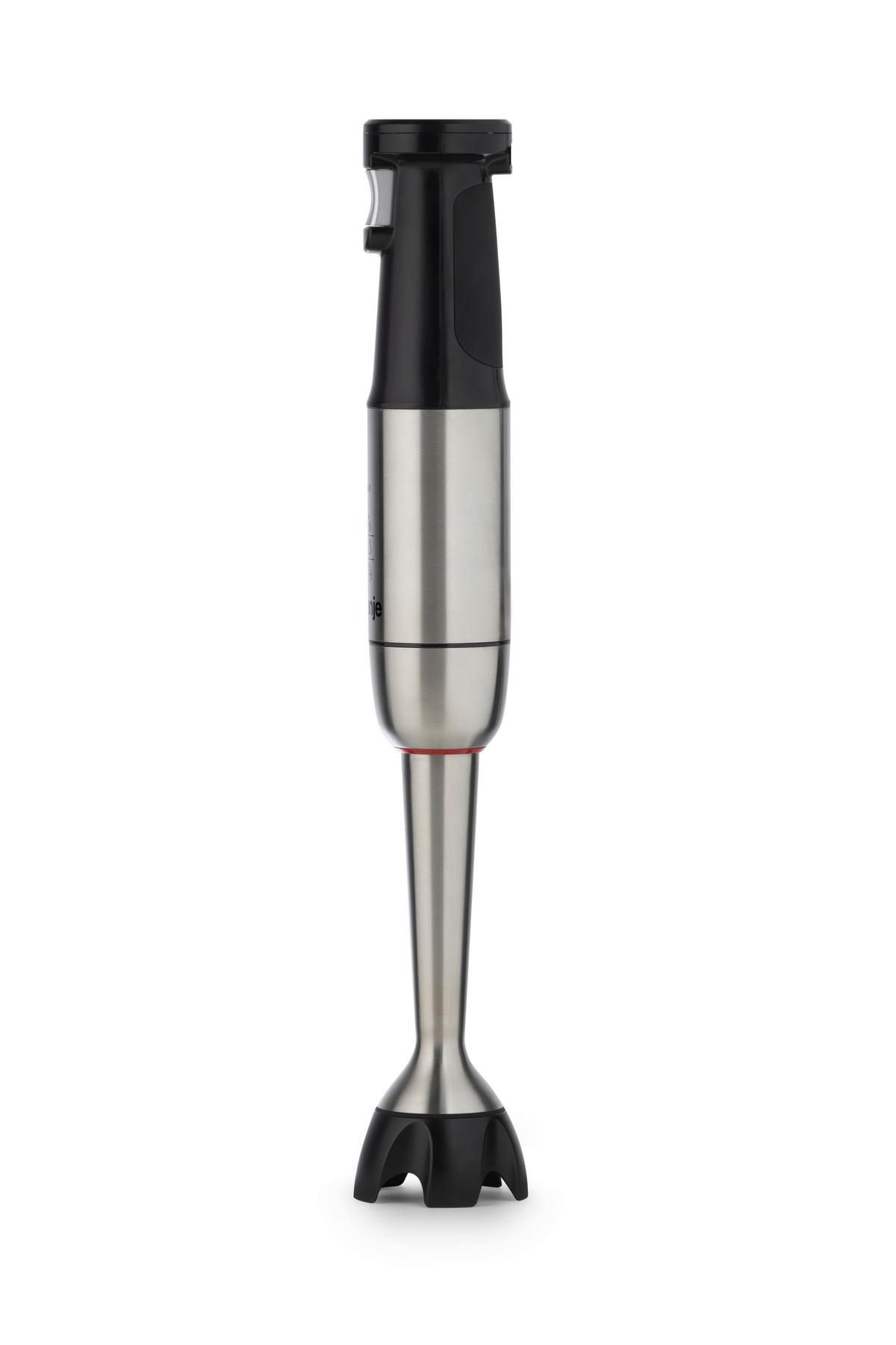 STABMIXER-SET 1500W, 0,5l Behälter - Edelstahlfarben/Schwarz, MODERN, Kunststoff/Metall (5,6/41,8/8,9cm) - Gorenje