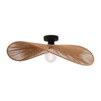STROPNÍ SVÍTIDLO BLI - černá, Moderní, kov/papír (58/19cm) - Mömax
