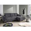 Eckschlafsofa Zona, Schwarz S: 237x143 Cm - Schwarz, KONVENTIONELL, Textil (237/143cm) - Livetastic