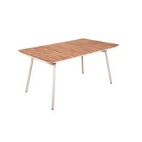 Gartentisch Carmel - Braun, Basics, Holz/Metall (150/90/74cm) - Gardenson