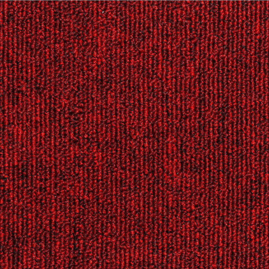 Teppichfliese Rot Astra 50x50 cm Florhöhe 3 mm