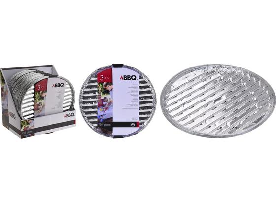 Grillschale BBQ - Silberfarben, Basics, Metall (34,5/34,5/2,5cm) Grillschale BBQ - Silberfarben, Basics, Metall (34,5/34,5/2,5cm)