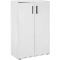 BOTNÍK JIMMY II - bílá/barvy hliníku, Moderní, kompozitní dřevo/plast (70/106/34cm) - Mömax