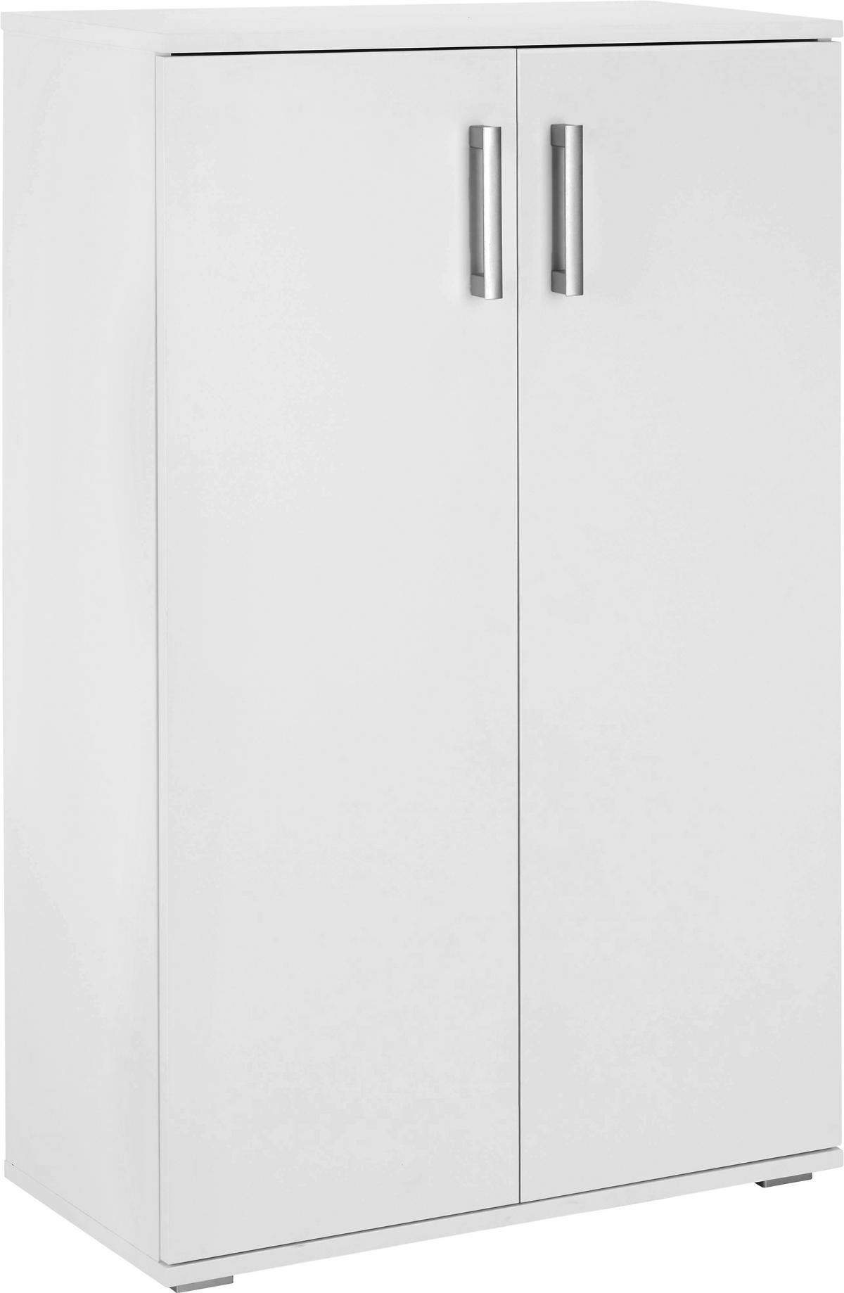 BOTNÍK JIMMY II - bílá/barvy hliníku, Moderní, kompozitní dřevo/plast (70/106/34cm) - Mömax