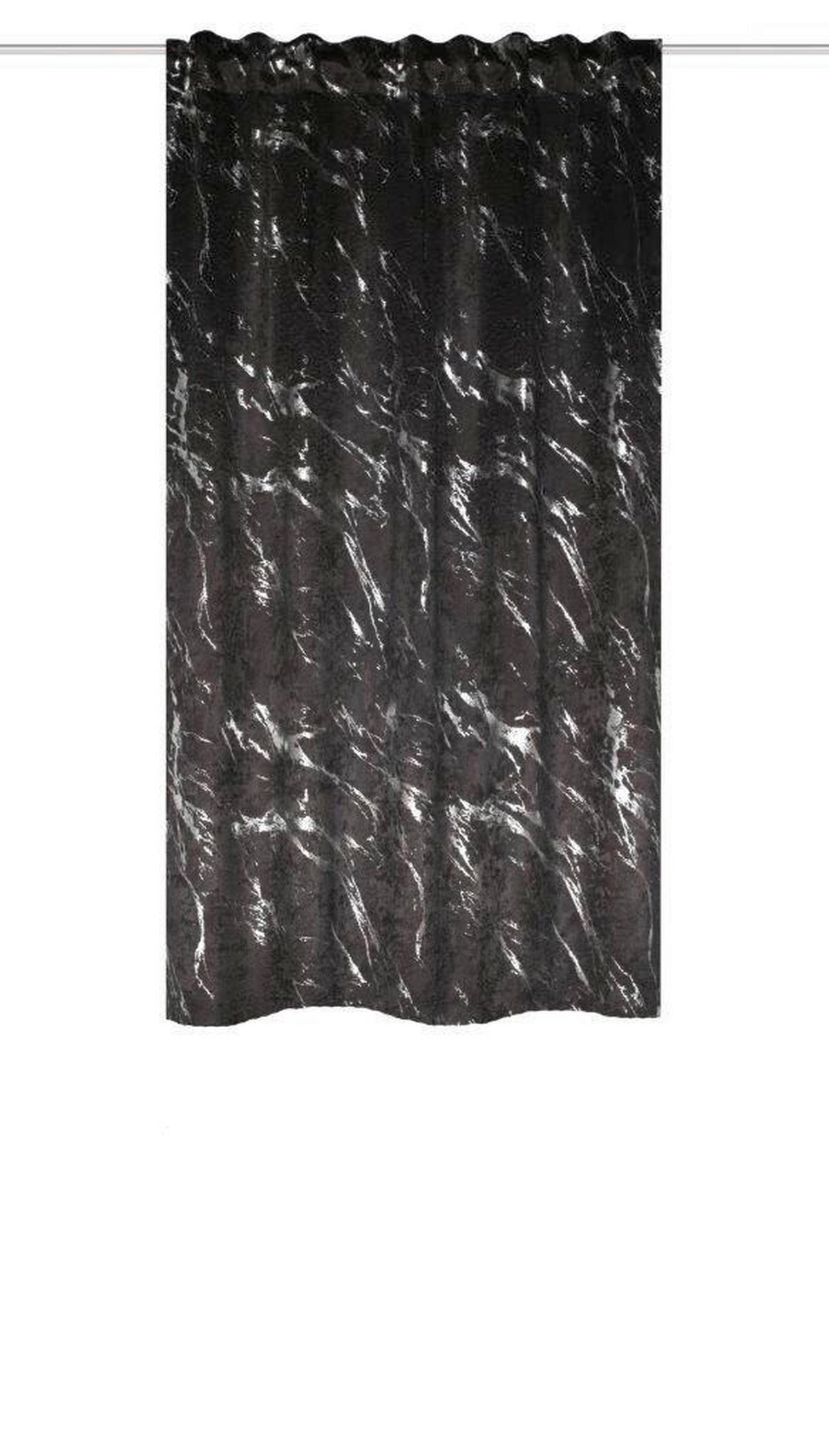 Fertigvorhang Force Silberfarben - Silberfarben, Basics, Textil (140/175cm) - Schmidt W. Gmbh