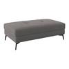 Hocker Zero Anthrazit 140x80 cm - Anthrazit, Trend, Textil (140/80cm)