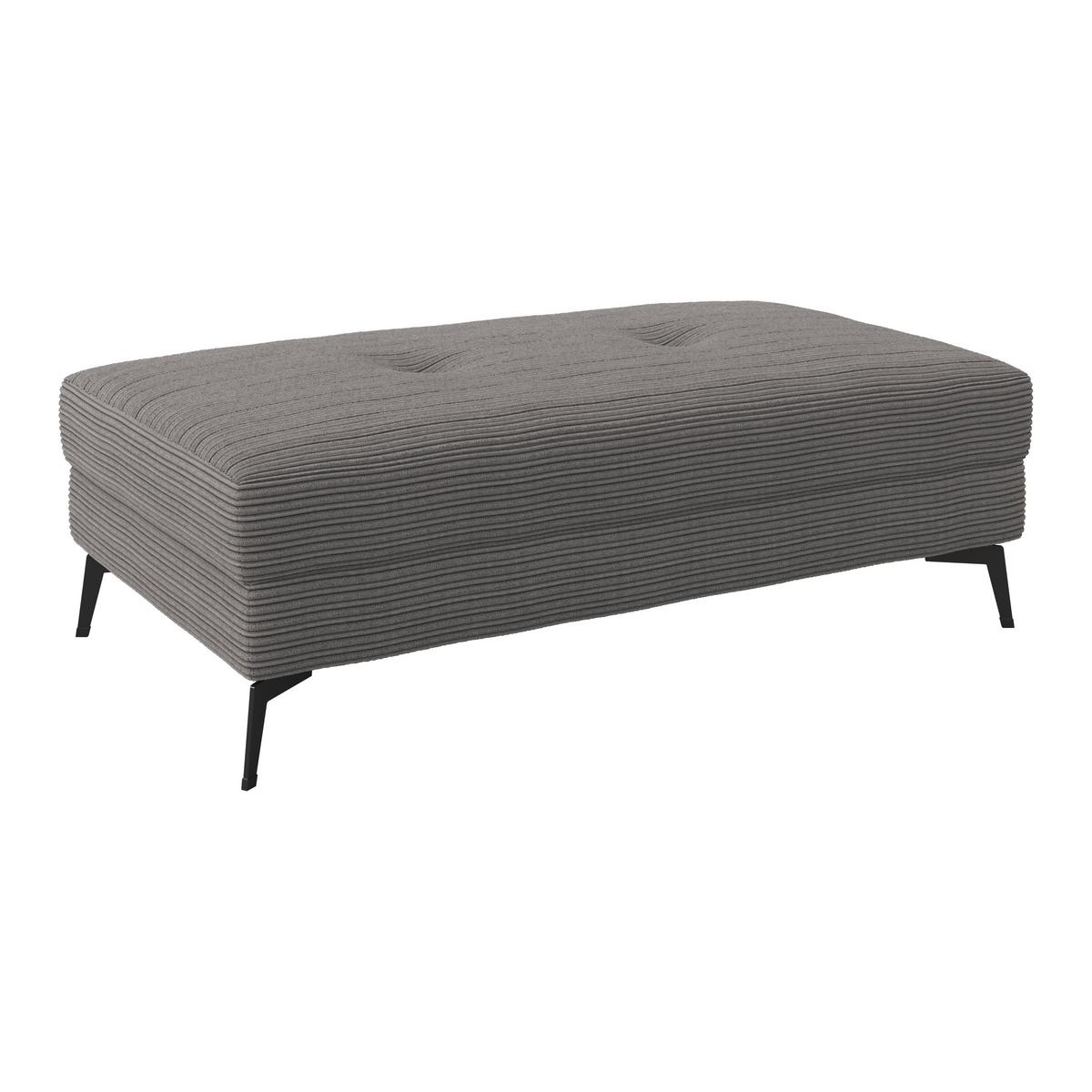Hocker Zero Anthrazit 140x80 Cm - Anthrazit, Trend, Textil (140/80cm)