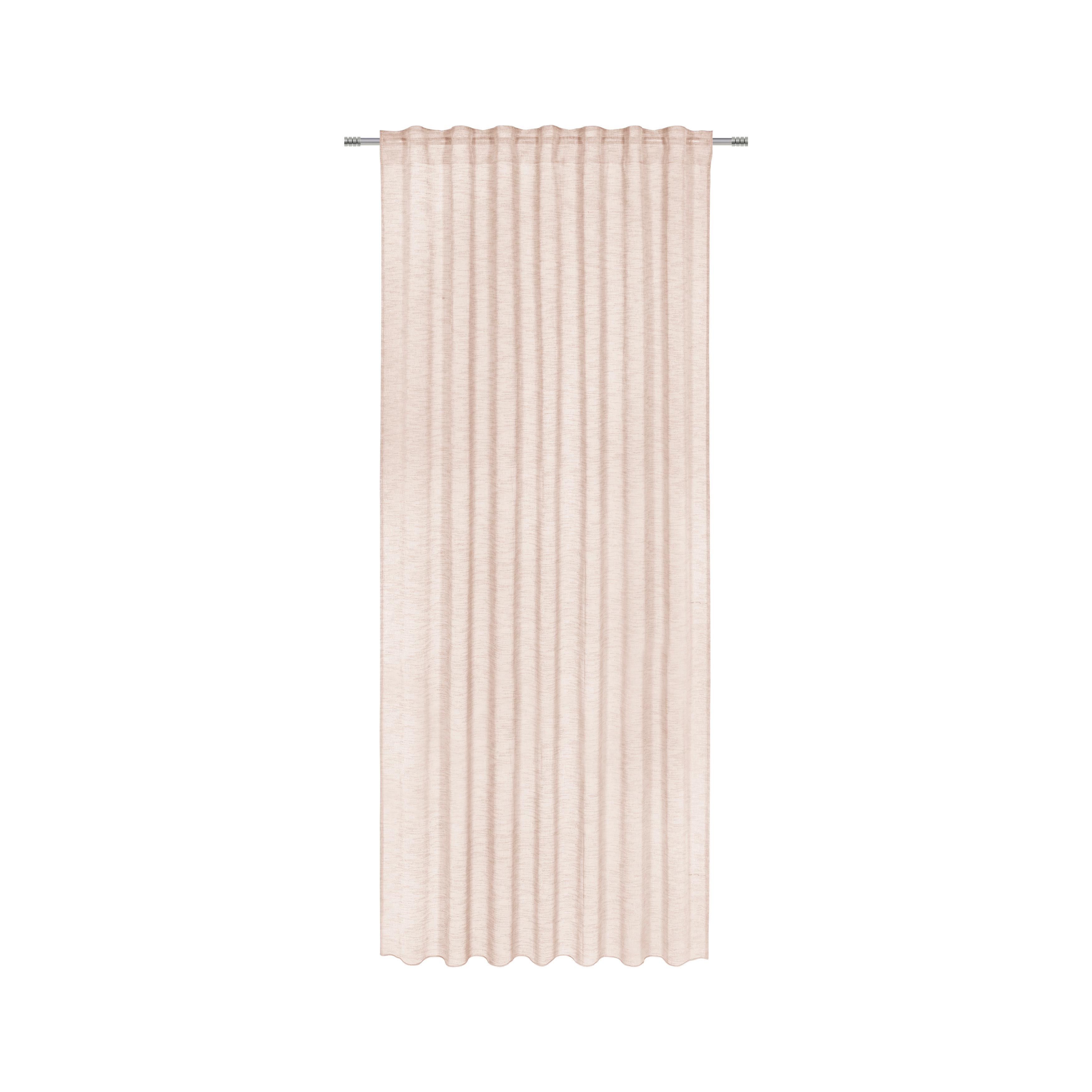 HOTOVÝ ZÁVĚS Sigrid, 140/245 cm - růžová, Romantický / Rustikální, textil (140/245cm) - Premium Living