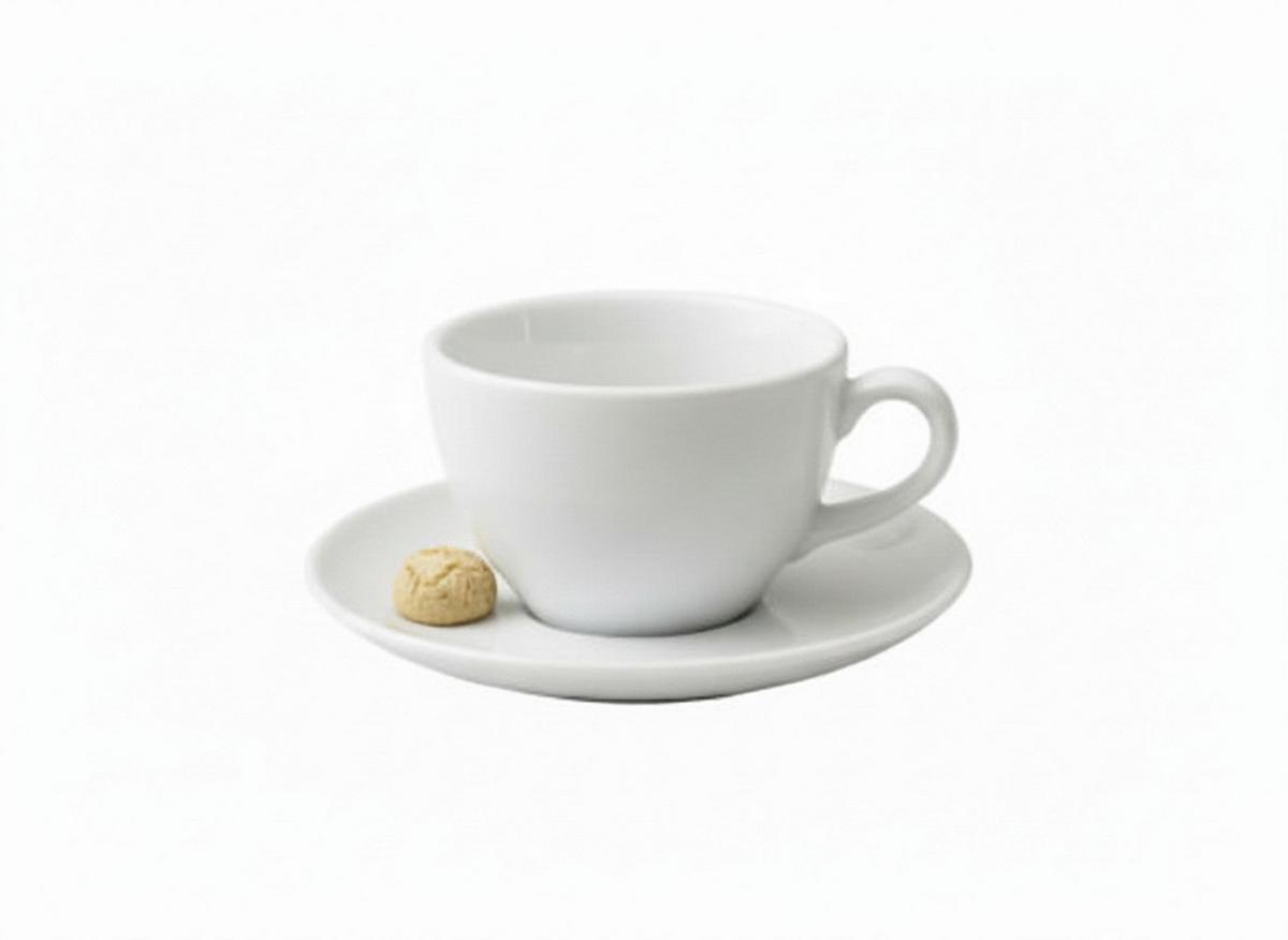 Tassenset Bistrot Weiß, 280 Ml - Weiß, Basics, Keramik - Creatable