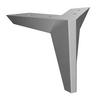 Fußset Passend Zu Unit Elements - Chromfarben, MODERN, Kunststoff (12cm) - Ondega