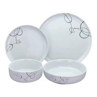 Kombiservice Leo - Schwarz/Weiß, MODERN, Keramik - Luca Bessoni