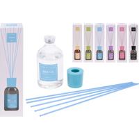 Diffuser mit Duftstäbchen Reed, versch. Düfte 100 ml - Blau/Gelb, Basics, Glas (100ml)
