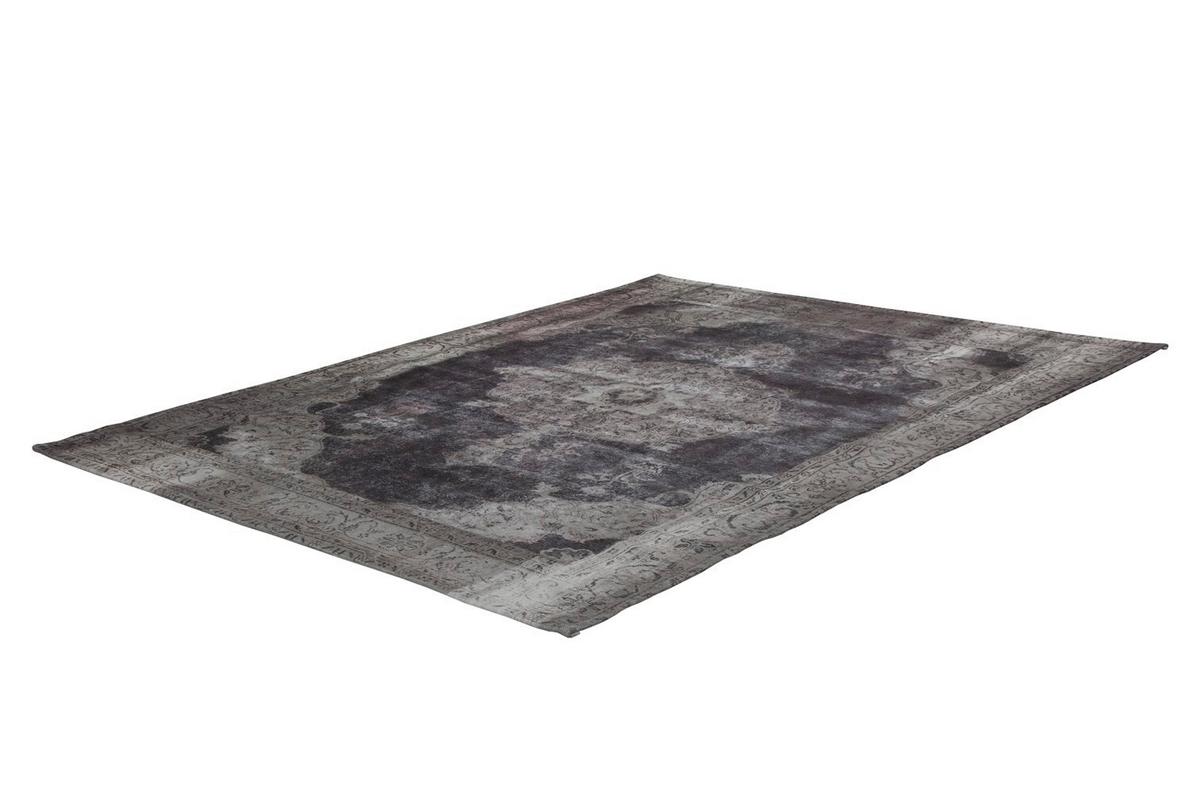 Flachwebteppich Vintage 8400 Grau, 140x200 cm - Grau, KONVENTIONELL, Textil (140/200cm)