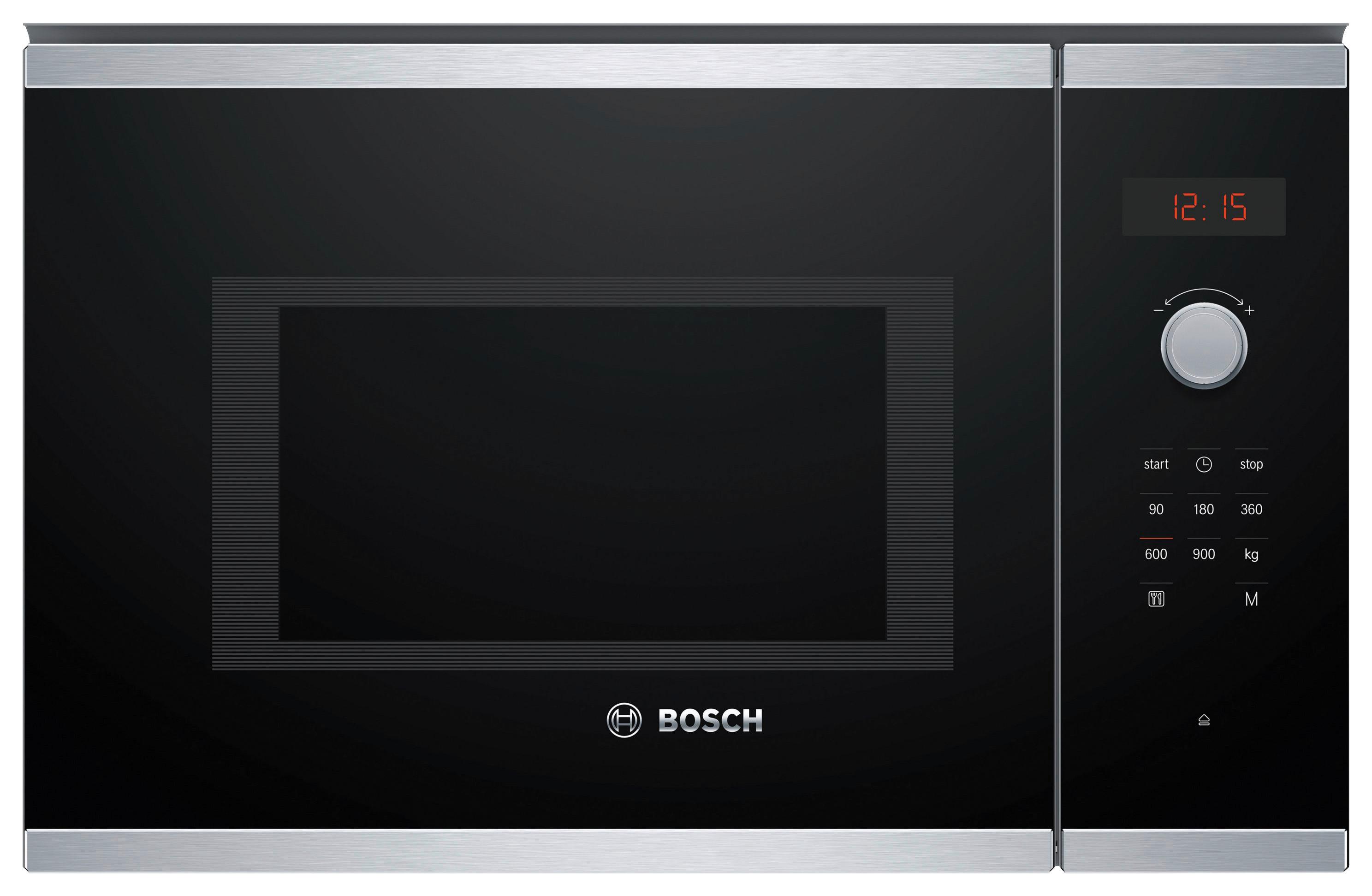 Beépíthető Mikrohullámú Sütő Bfl553ms0 - fekete/ezüstszínű, Basics - Bosch