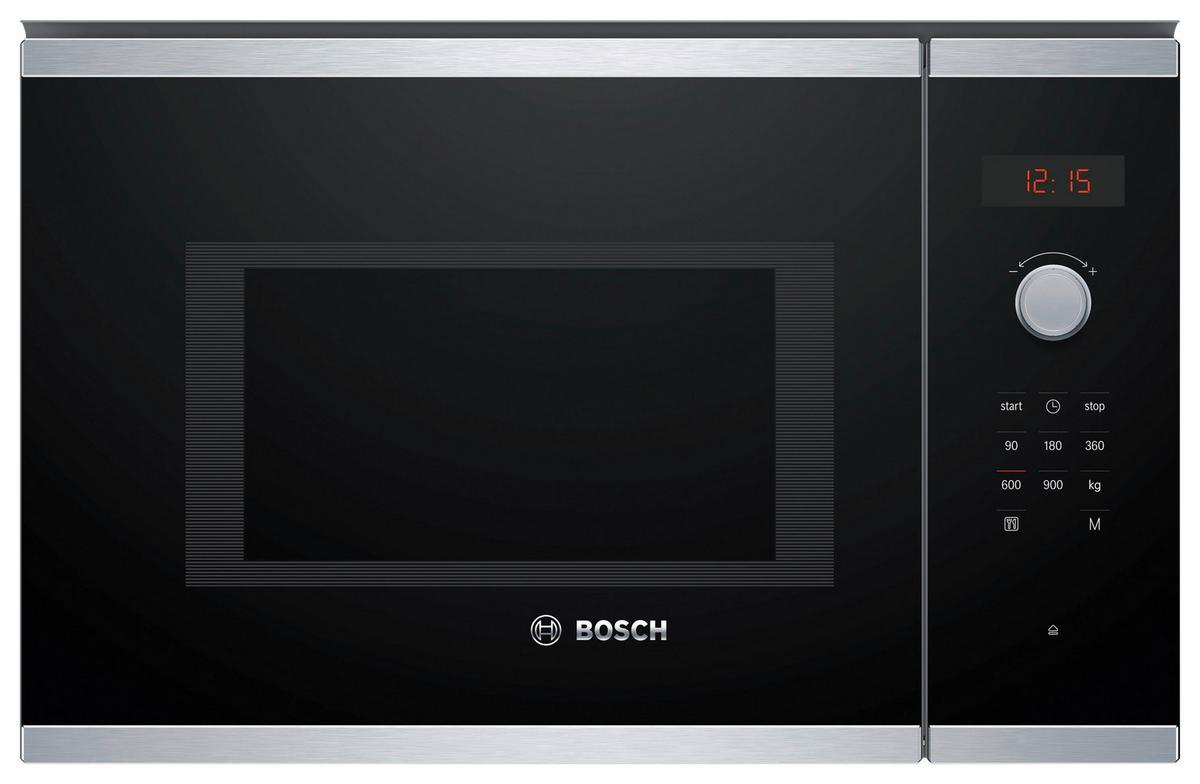 Beépíthető Mikrohullámú Sütő Bfl553ms0 - fekete/ezüstszínű, Basics - Bosch