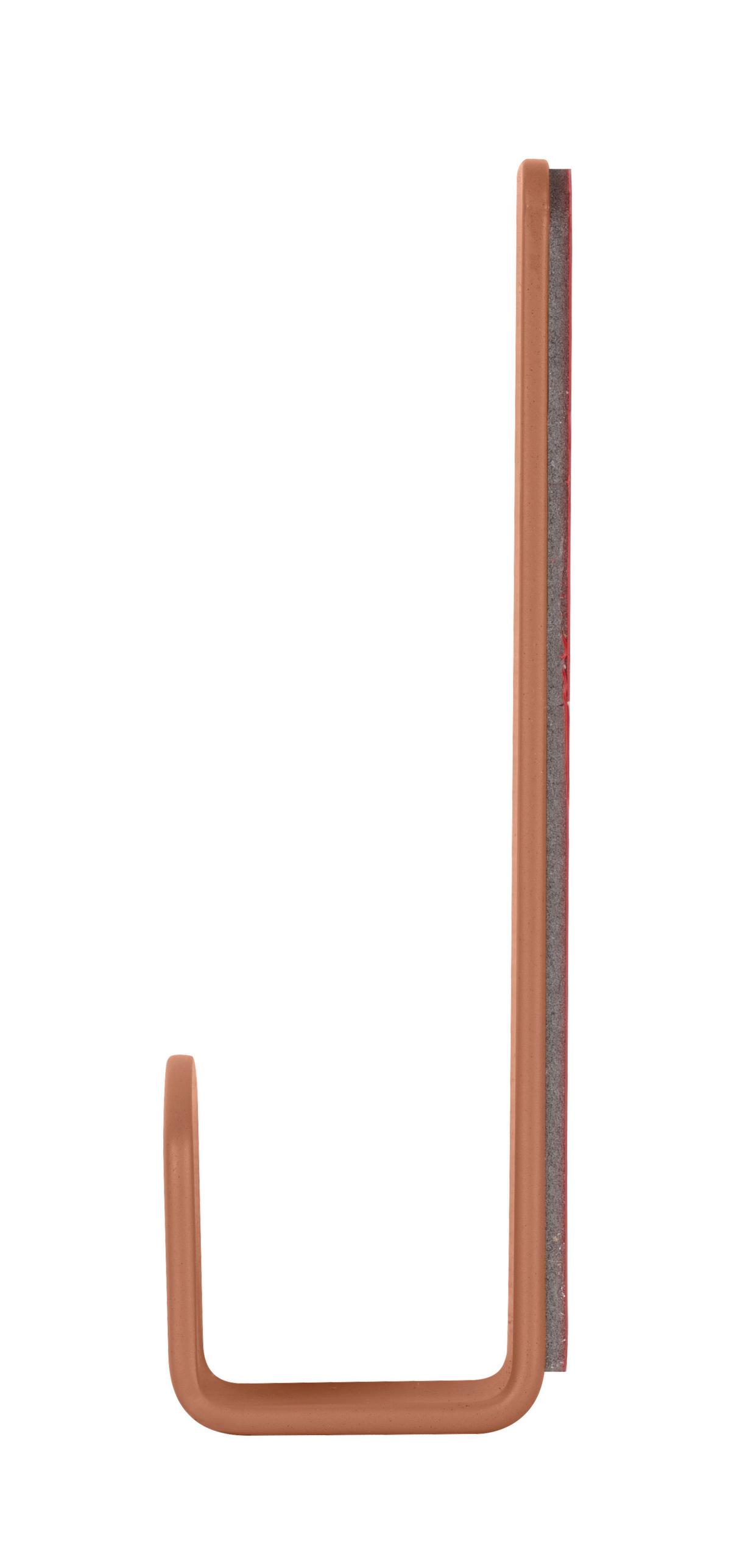 HÁČEK NA STĚNU TURBO-LOC LIZAN - hnědá, Moderní, kov (2/7/2cm) - Mömax