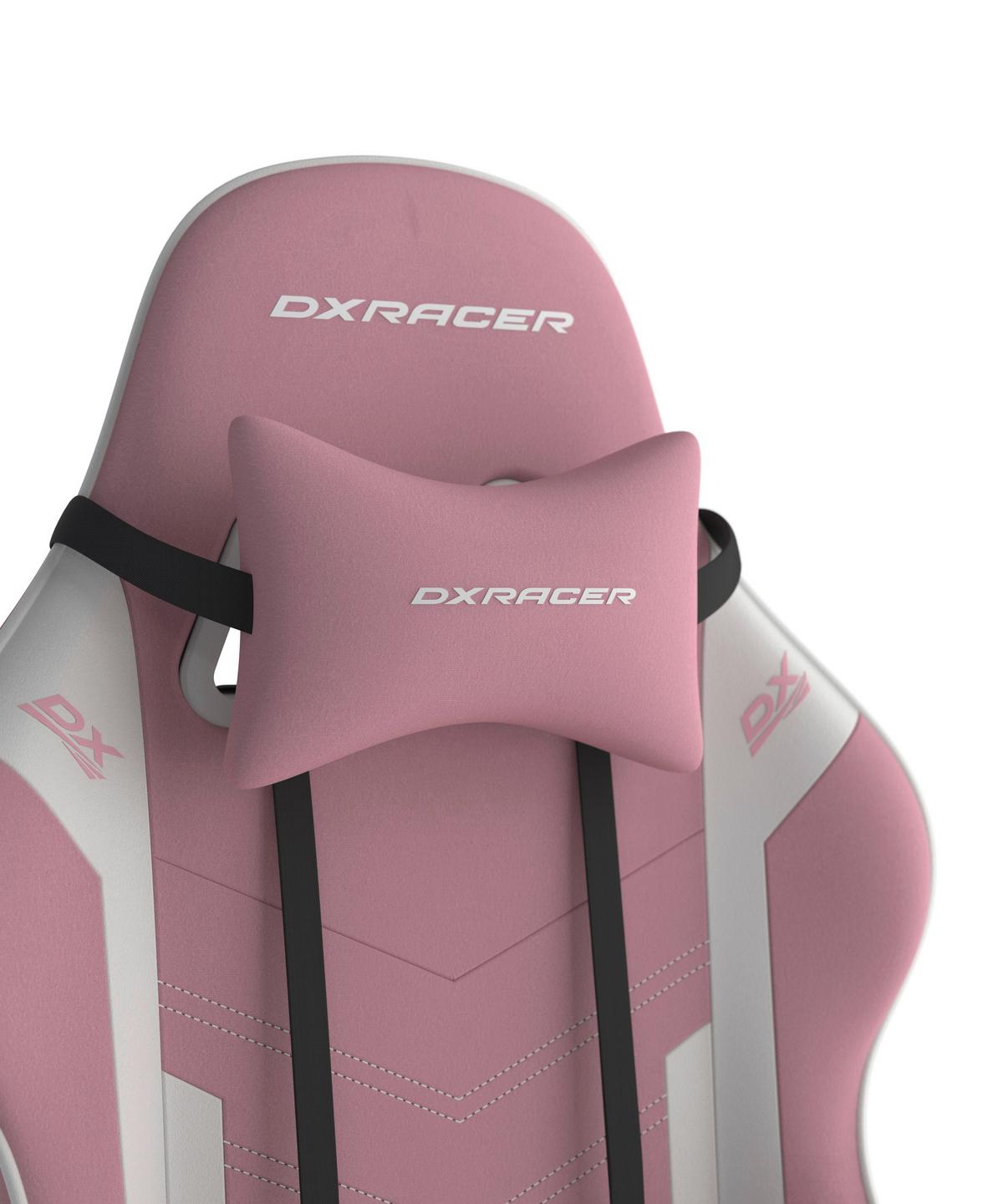 HERNÍ ŽIDLE PRINCE - bílá/pink, Moderní, textil/plast (67/126/67cm) - Dxracer