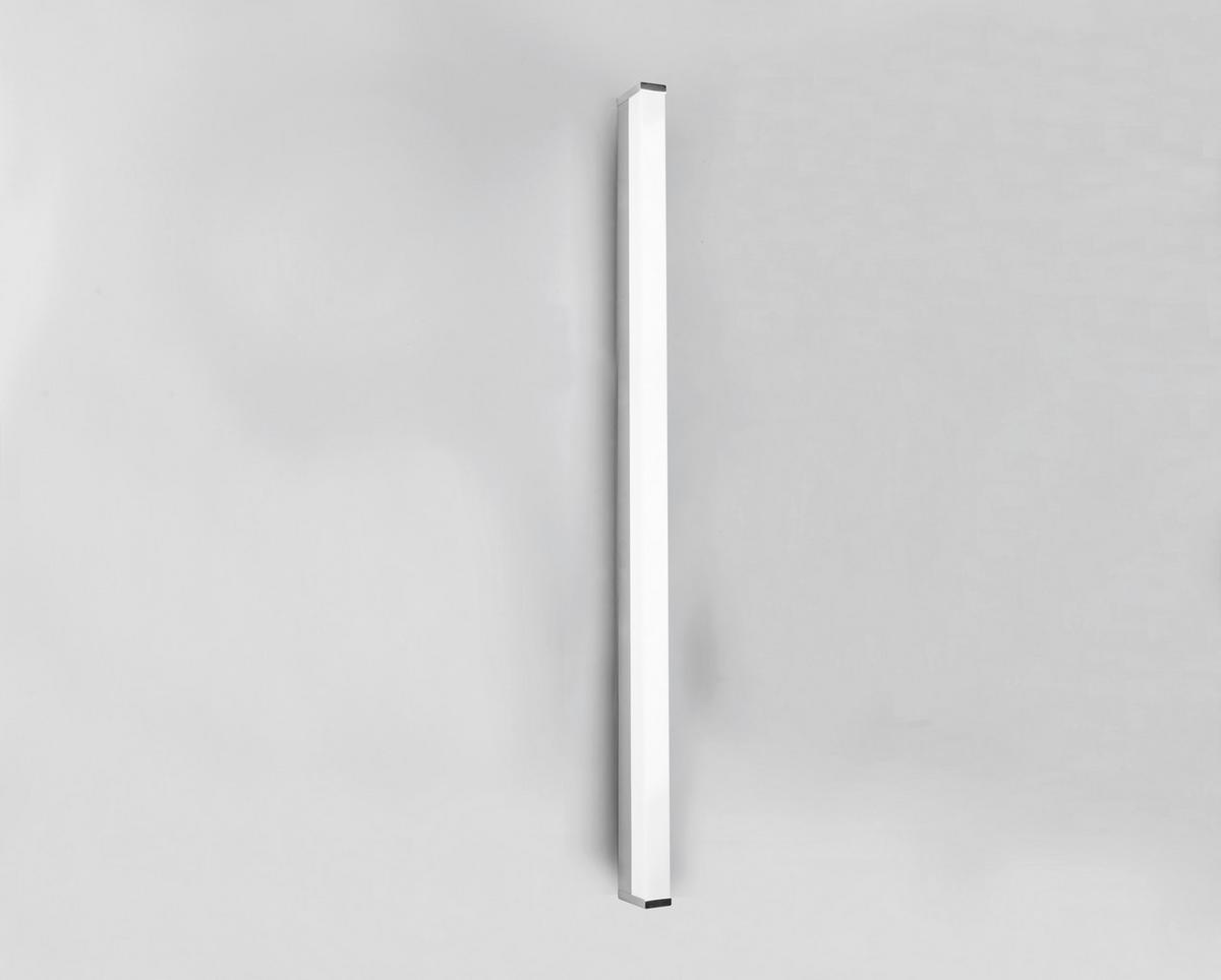 Led Bad-Wandleuchte Fabio Ip44 Warmweiß/Tageslichtweiß - Chromfarben/Weiß, Basics, Kunststoff/Metall (3,8/120/7,9cm) - Trio Leuchten