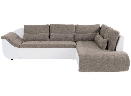 Sedací Souprava Carisma - bílá/hnědá, Moderní, textil (300/210cm) Sedací Souprava Carisma - bílá/hnědá, Moderní, textil (300/210cm)