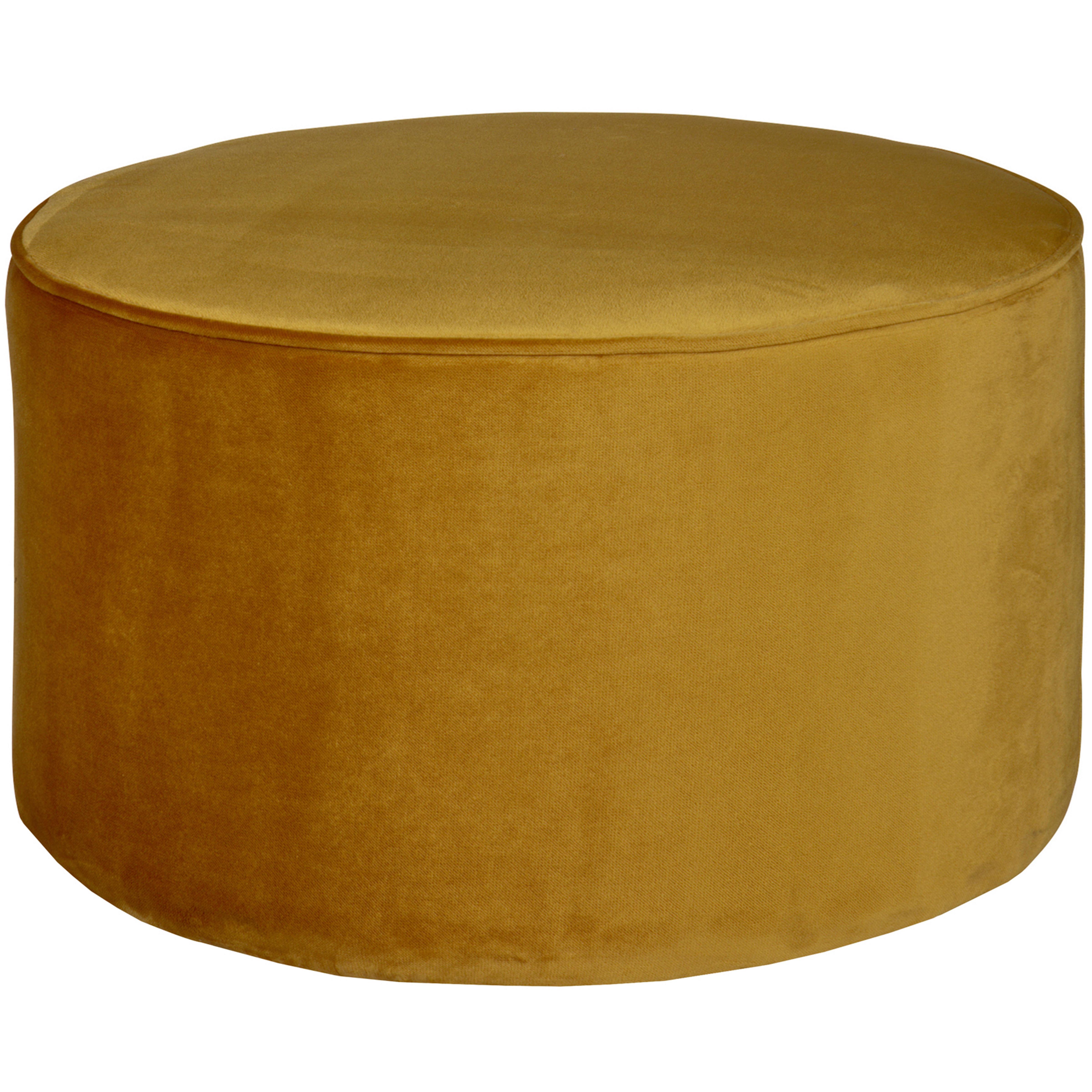 Hocker Sara Gelb B: 60cm - Gelb, Design, Textil (60/36/60cm) - Livetastic