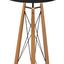 Stojací Lampa Goa - černá/hnědá, Moderní, dřevo/textil (60/156cm) - Modern Living