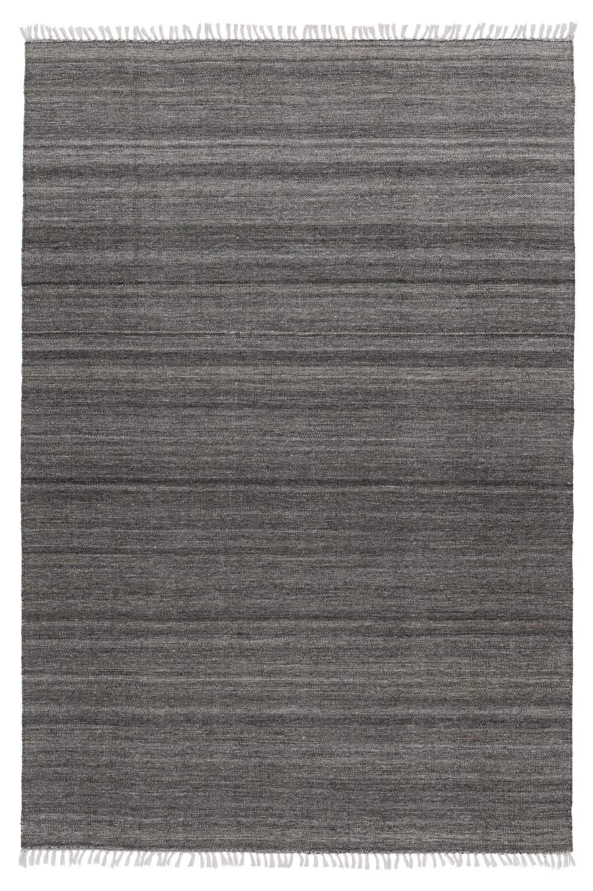 Flachwebteppich My Nador 565 - Anthrazit, Design, Textil (140/200cm) - Obsession
