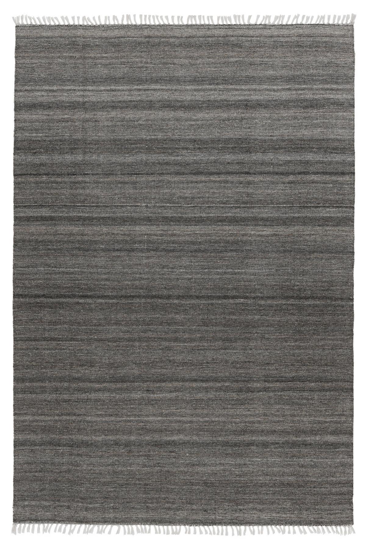 Flachwebteppich My Nador 565 - Anthrazit, Design, Textil (80/150cm) - Obsession